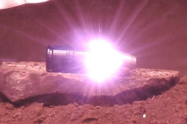 湖南益陽某地槍榴彈激光銷毀