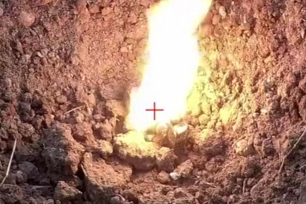 遼寧大連某地手雷激光銷毀